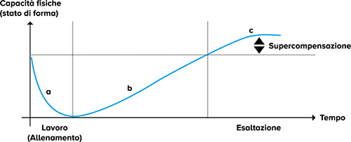 Lavoro allenamento esaltazione grafico