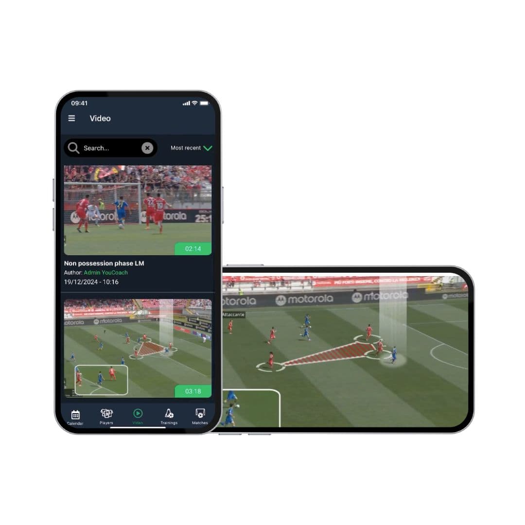 YouCoachApp Video Analysis: guarda i video sullo smartphone